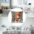 thumbnail image 3 of Smiling Snowman in Winter Linen toss pillowcase Decoration pillowcase Gift preferred 20x20" Cushion cover 2 set Sofa pillowcase Sofa bedroom living room car, 3 of 8