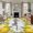 Yellow, variant on 5'x8' Area Rugs, Lemon Farmhouse Indoor Outdoor Area Rug for Living Room Bedroom, Summer Fruit Botanical Grey Wooden Washable Bathroom Rugs Kitchen Floor Carpet Mats Home Decor Aesthetic