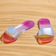 thumbnail image 5 of Zapatillas de baño de playa con cabeza plana y cabeza redonda de color transparente para mujer Wmkox8yii  hj789, 5 of 8
