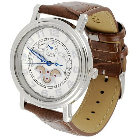 Aktion Men's Watch, Leather Band