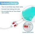 thumbnail image 3 of 6pcs Aquarium Plastic One Way Check Valves Non-Return, Air Pump Accessories for Fish Tank Airline Tubing, 3 of 5