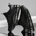 thumbnail image 3 of Aoplus Air Cushion Casual Sneakers Lightweight Breathable with Cushioned Sole Round Toe Unisex Walking Shoes Wide Width for Daily Comfort, 3 of 12
