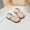 Beige, variant on SGFCWSX Girls Closed Toe Sandals Bow Lace Decor Ankle Strap Soft Non-Slip Sole Summer Casual Shoes for Outdoor Daily Party Wear Beige Size 11 Little Kids