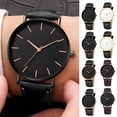 thumbnail image 1 of Men Quartz Watch Ultra Thin Round Dial Pointer Display Shockproof All-match Decoration Alloy Mesh Belt Fashion Simple Male Quartz Wristwatch Clock for Student, 1 of 7