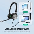 thumbnail image 3 of Auriculares USB Yealink UH36 con cable y micrófono con cancelación de ruido, 3 of 7