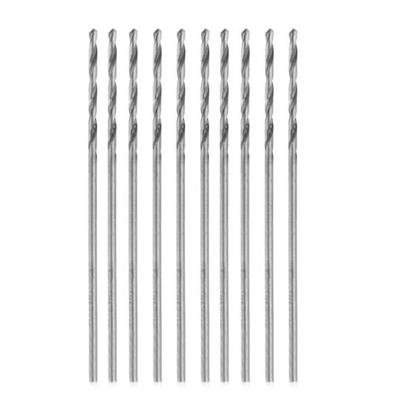 

HeroNeo Multifunction 10 Pcs Tiny Micro HSS 0.7mm Straight Shank Twist Drilling Bit