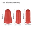 thumbnail image 2 of Uxcell 9Pcs Protectores de dedos de goma de silicona 3 tamaños rojo, 2 of 6
