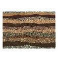 thumbnail image 1 of Vintage Cutting Board, Strikes Pattern in Brown Colors Curved Spiral Lines, Decorative Tempered Glass Cutting and Serving Board, Large Size, Multicolor, by Ambesonne, 1 of 1