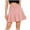 Pink, variant on Summer Skirt Saving! Jerdar Women's Casual High Waist Solid Ruffled Elastic Waist Short Skirt White S