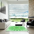 thumbnail image 6 of Ahgly Company Indoor Square Patterned Stoplight Go Green Area Rugs, 7' Square, 6 of 6