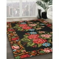thumbnail image 3 of Ahgly Company Machine Washable Indoor Rectangle Traditional Oak Brown Area Rugs, 7' x 9', 3 of 7
