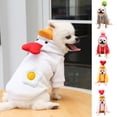 thumbnail image 1 of SPRING PARK Dog Hoodie, Winter Soft Polyester Chicken Shape Cosplay Dog Pullover Sweatshirts Coat for Puppy Small Medium Dogs Clothes Apparel, 1 of 5