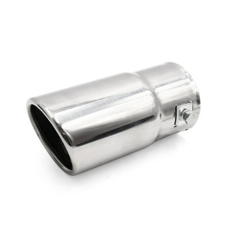 Auto Car Round Exhaust Muffler Tip Straight Pipe Fit Diameter 1.25