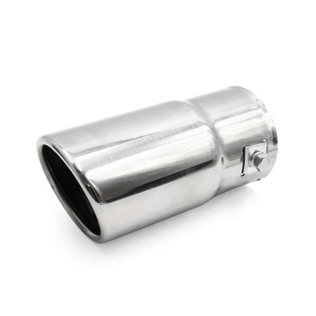 - Auto Car Round Exhaust Muffler Tip Straight Pipe Fit Diameter 1.25