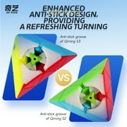 QiYi Stickerless Pyramid Magic Cube Puzzle Toys