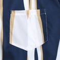 thumbnail image 3 of Camisas Casuales Para Hombre Gire de impresión camisa de abajo Pocket Short Casual Stmady Button Men camisas de manga Men (Blue, L), 3 of 6