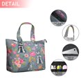 thumbnail image 2 of Schnauzer and Pioneer Flower Travel Tote Bags for Women Carry On,Large Weekender Bags for Women Travel,Multi Functional Duffle Bag for Work,Shopping,Sports, 2 of 5