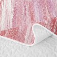 thumbnail image 5 of Erosebridal Oil Painting Quilt King, Pastel Pink Ombre King Coverlet Set, Pink Reversible 3 Pieces 1 Bedspread and 2 Pillowcases, 5 of 7