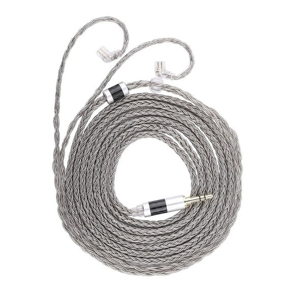 Cable IEM Linsoul Tripowin Zonie de 2 m de largo, 16 núcleos, chapado en plata