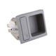 thumbnail image 1 of Portavasos para consola central delantera Interior de coche, portamonedas para BMW E46 1998-2004, gris, 1 of 4