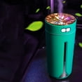 thumbnail image 4 of LACKUST Humidifiers for Bedroom,Rechargeable USB Car Aromatherapy Machine, Silent Phantom Cup with Colorful Night Light,Green, 4 of 5