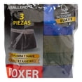 thumbnail image 4 of Bóxer George Para Hombre con Elástico Ajustable Corto Multicolor 3 Piezas Talla M, 4 of 4