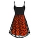 thumbnail image 1 of Vestido gótico de talla grande para mujer, vestido con cinturón de murciélago, vestido de fiesta de Halloween, vestido Vintage, vestido de Festival Fridja  qw269, 1 of 4