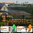 thumbnail image 4 of Quictent 10x20 FT Easy Pop Up Canopy Tent with Removable Sidewalls and Mesh Windows, Portable Outdoor Shelter for Vendor Booths, Parties, and Weddings, 4 of 8