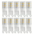 thumbnail image 2 of G9 LED Bulb, Light Bulb, Ceramic Base 10PCS For Wall Lamp Cabinet Lamp Ceiling Lamp Chandelier Warm Light, 2 of 8