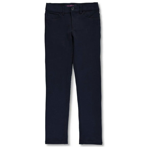 French Toast Girls' Ponte Knit Skinny Jeggings Color: navy Size: 14