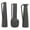 Black Solid Geometric S/3 17", 16", 16"H, variant on CosmoLiving by Cosmopolitan 17", 16", 16"H White Ceramic Vase with Sleek Handles, Set of 3