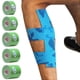 thumbnail image 5 of Wosthever 1 unidad de cinta de kinesiología, vendaje muscular, algodón deportivo, cinta adhesiva elástica para lesiones por tensión, alivio Gimnasios en casa Verde claro 3.8 cm * 5 m, 5 of 6