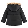 thumbnail image 3 of PINQI Baby Windproof Snowsuit Children Winter Boy Jacket Coat Hooded Coat Fashion Kids Warm Clothes Jacket Boys Coat with Pockets, 3 of 9