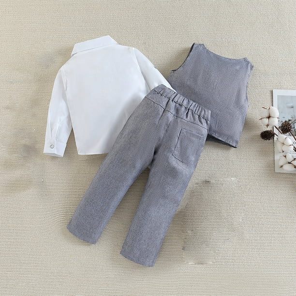 Styesk Baby Girl Clothes 2 7 Years Boys Dress Clothes Suits Toddler Shirt Pants Wedding Formal Outfits Walmart