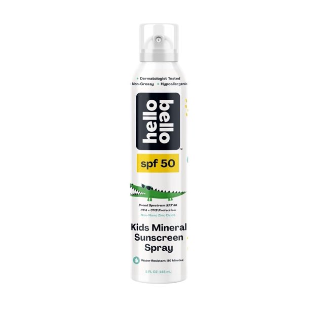 Protector solar en aerosol Hello Bello SPF 50 Kids Mineral 150 ml