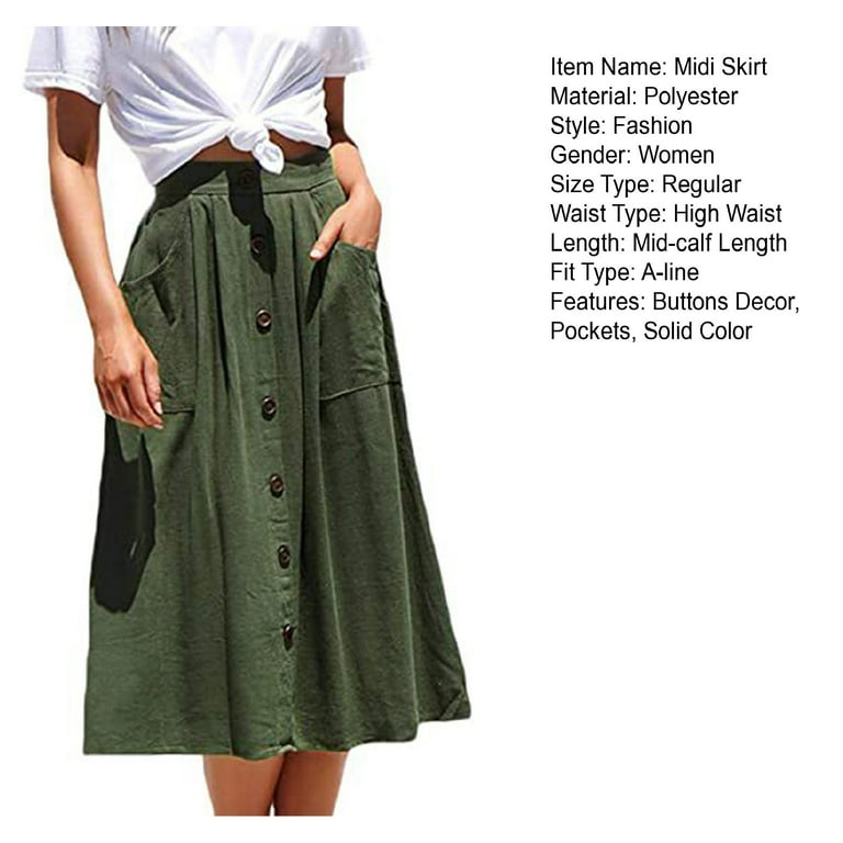 Calf length skirt name online