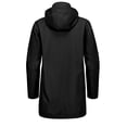 thumbnail image 2 of Little Donkey Andy Men's Waterproof Long Hooded Rain Jacket Outdoor Breathable Rain Shell for Hiking,Golf,Travel Black Size S, 2 of 7