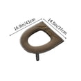 thumbnail image 3 of Adhesivo para la tapa de la tapa del asiento del váter de invierno | Anillo de asiento de inodoro de felpa suave de forro polar | Encaja en inodoros pequeños | Antideslizante, lavable, reutilizable, 3 of 6