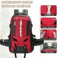 thumbnail image 2 of Travel Backpack for Men and Women Water Resistant Multi-Pocket Backpack with Chest Straps for Daily Commute, Climbing, Hiking & Short Trips, Red, 8603, 2 of 6