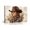 D, variant on XaaKee Canvas Wall Art Prints Painted Muse Cowgirl Oil Painting Texture Canvas Prints Wall Art Inner Framed 18*12Inch
