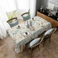thumbnail image 3 of Fall Autumn Leaves Rectangle Tablecloths 54x87,Farmhouse Country Botanical Plant Table Cloth Table Cover Indoor/Outdoor Tabletop Decor for Wedding Holiday Party Dinner Baby Shower, 3 of 7
