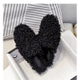 thumbnail image 5 of Women's Winter Solid Faux Fur Round Toe Mules Cotton Loafers Warm Slippers Big Size, 5 of 6