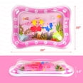 thumbnail image 4 of LotFancy Tummy Time Mat, Inflatable Baby Water Play Mat for Infants, Toddler 3 to 12 Months, Pink, 4 of 8