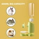 thumbnail image 2 of Botella de agua para conejos, 600 ml/21 oz, dispensador de agua colgante, alimentador, jaula, jaula, conejera, cachorro, gato, chinchilla(verde), 2 of 5
