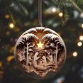 thumbnail image 7 of Utoimkio Christmas Decorations Indoor 2024 Nativity Scene Christmas Ornaments,Acrylic Birth Blessing Pendants Christian Tree Ornaments Religious Xmas Decor for Home Party Supplies, 7 of 7