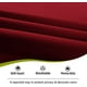 thumbnail image 4 of Cortina opaca de color sólido 25 * 40 pulgadas rojo vino Xemadio HMHZ696-6, 4 of 6