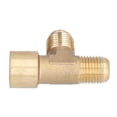 thumbnail image 4 of Line Splitter, 3 Way Fine Processing T Plumbing Fitting  for Portable Dishwasher for Kitchen for Air Compresser for Bathroom, 4 of 7