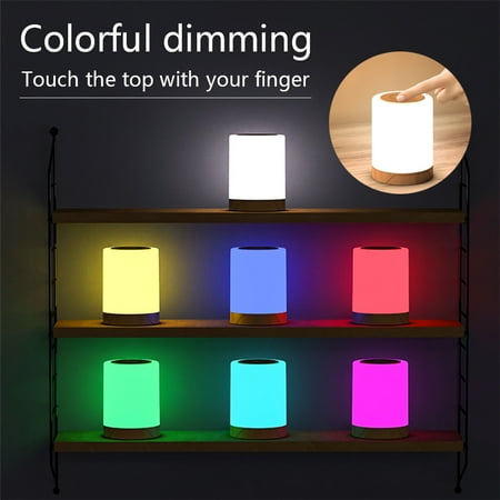 

USB Rechargeable LED Night Light Color Changing Nightlight Lamp Lighting Supplies