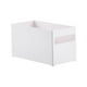 thumbnail image 2 of Caja De Almacenamiento De Plástico Cesta organizadora de plástico blanco para cajones de cocina y baño, multiusos para guardar snacks, 1 unidad. Rkxzt, 2 of 8