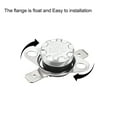 thumbnail image 2 of Unique Bargains Temperature Control Switch , Thermostat , KSD301 95°C , 10A , Normally Closed N.C 6.3mm Pin 5pcs, 2 of 4